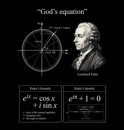 Obrázek produktu Dětské tričko Leonhard Euler God’s Equation