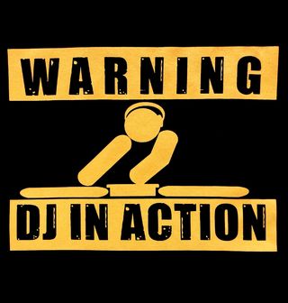 Obrázek 2 produktu Dámské tričko Pozor DJ V Akci Warning DJ In Action