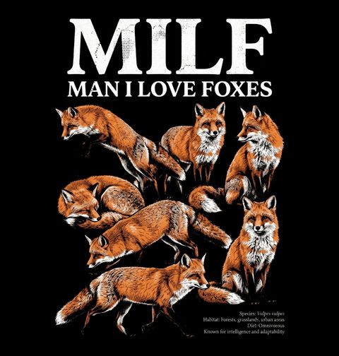 Obrázek produktu Pánská mikina MILF Man I Love Foxes Liška