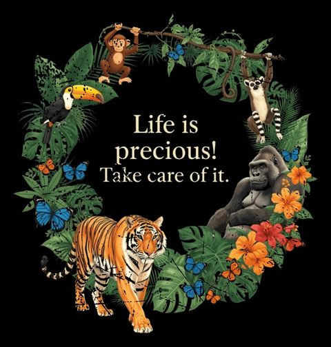 Obrázek produktu Dětské tričko Džungle Life is Precious