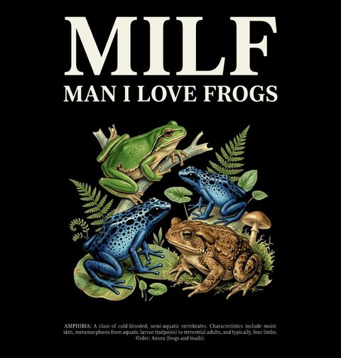 Obrázek produktu Pánské tričko MILF Miluju Žáby