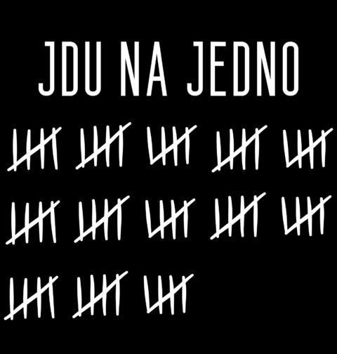 Obrázek produktu Pánská mikina Milosrdná Lež Jdu na Jedno