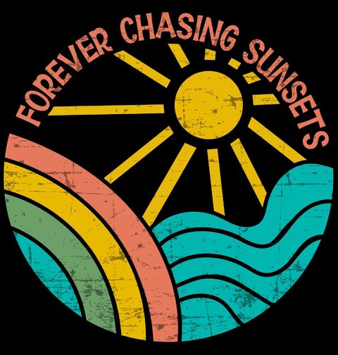 Obrázek produktu Dámské tričko Navždy za Západy Slunce Forever Chasing Sunsets