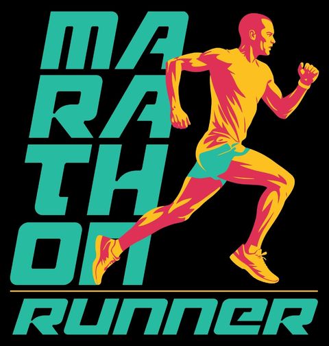 Obrázek produktu Dětské tričko Běžec Maratonu Marathon Runner
