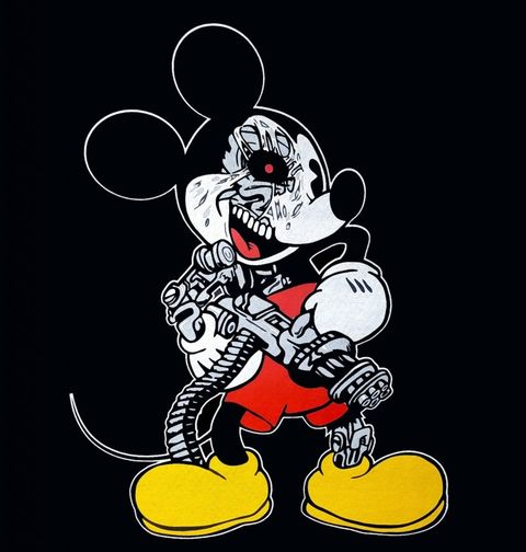 Obrázek produktu Pánské tričko Terminátor Mickey Mouse