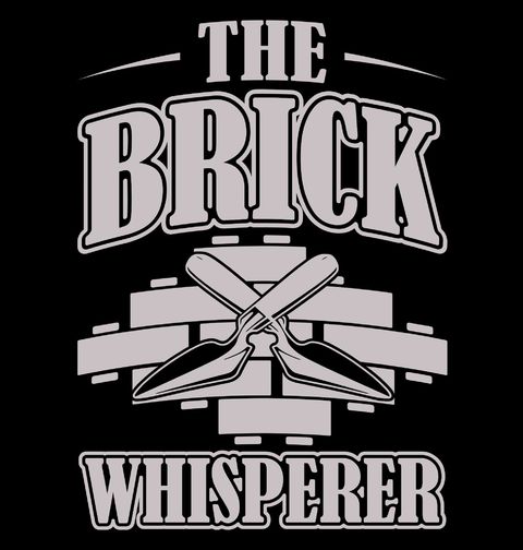 Obrázek produktu Pánské tričko The Brick Whisperer Cihlový Našeptávač