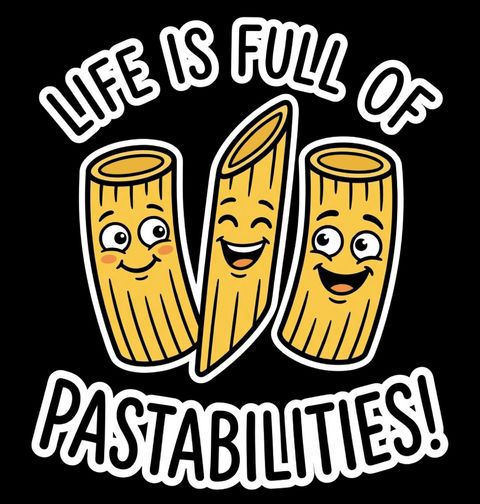 Obrázek produktu Pánská mikina Život je Plný Pastabilities