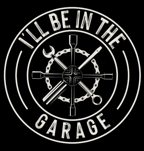 Obrázek produktu Pánská mikina Budu v Garáži I'll be in The Garage