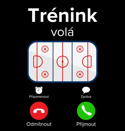 Obrázek produktu Pánská mikina Hokejový Trénink volá Phone Call