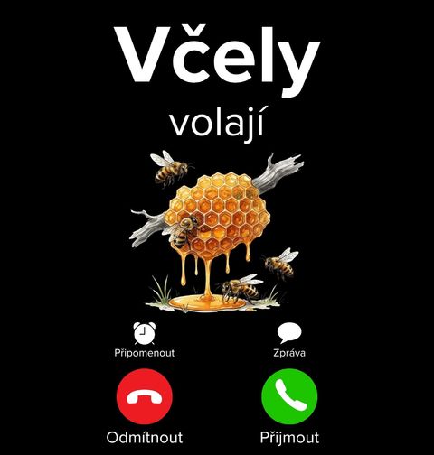 Obrázek produktu Dámské tričko Pilné Včely volají Phone Call