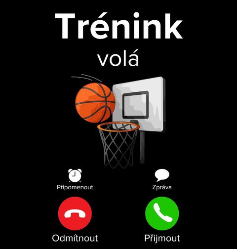 Obrázek produktu Dámské tričko Basketbalový Trénink volá Phone Call