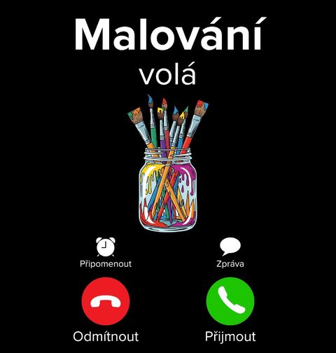 Obrázek produktu Pánské tričko Malování volá Phone Call
