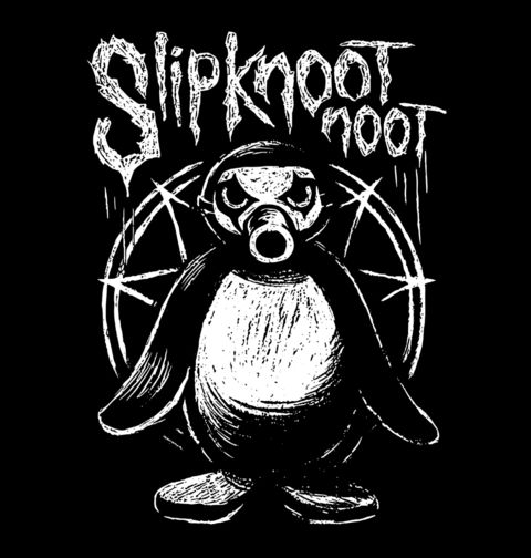 Obrázek produktu Pánské tričko Slipknoot Tučňák Pingu