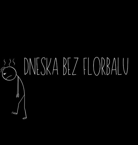 Obrázek produktu Pánská mikina Dneska bez Florbalu Stickman