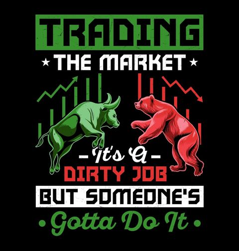 Obrázek produktu Dětské tričko Trading Trhu Není Pro Slabé