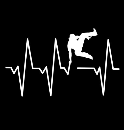 Obrázek produktu Pánská mikina Kardiogram a Parkour