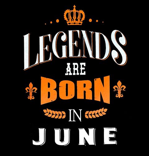 Obrázek produktu Pánské tričko Legendy se rodí v Červnu! Legends are born in June