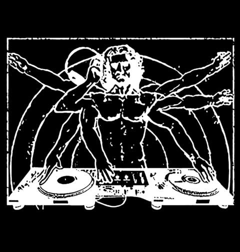 Obrázek produktu Dětské tričko Vitruviánský DJ