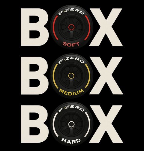 Obrázek produktu Pánské tričko Formule 1 Box Box Box