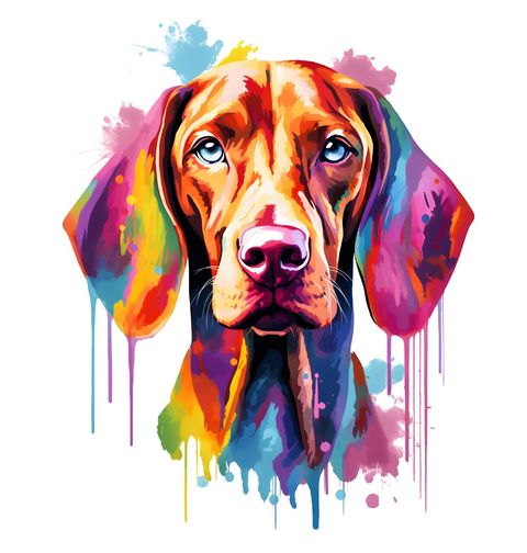 Obrázek produktu Pánské tričko Maďarský Ohař Vizsla Pop Art
