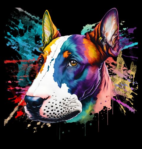 Obrázek produktu Pánské tričko Bullteriér Pop Art