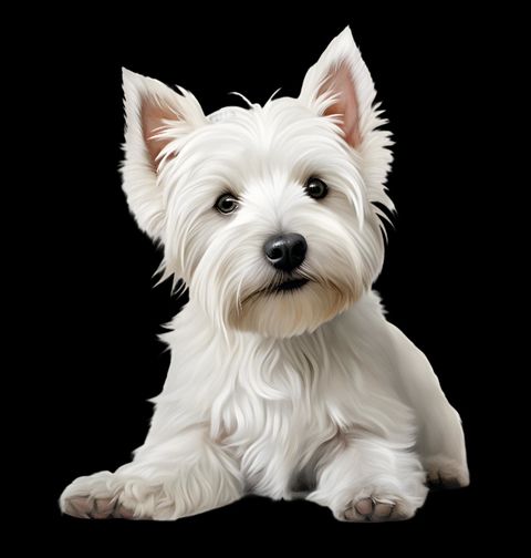 Obrázek produktu Dámské tričko Roztomilý West Highland White Teriér