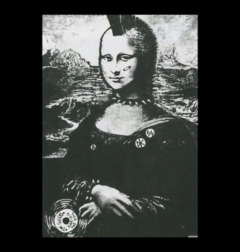 Obrázek produktu Pánské tričko Mona Lisa s Čírem Punk