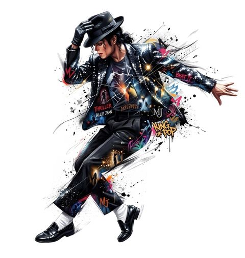Obrázek produktu Dětské tričko Michael Jackson Moonwalk legenda