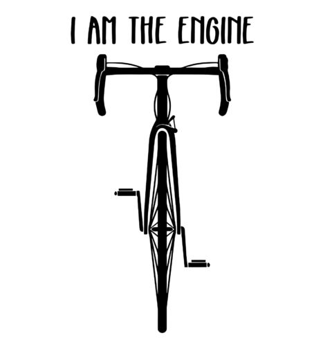 Obrázek produktu Pánské tričko Silniční Kolo I am the Engine