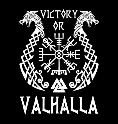 Obrázek produktu Pánské tričko Vítězství nebo Valhalla