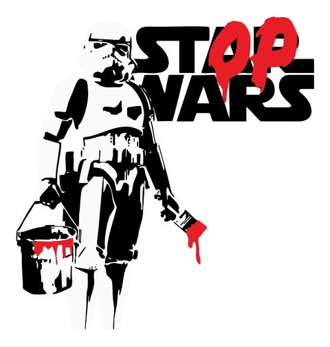 Obrázek produktu Dámské tričko Zastavte války Stop Wars Banksy
