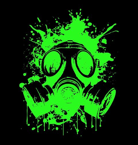 Obrázek produktu Pánské tričko Neonová Plynová Maska Neon Gas Mask