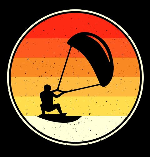 Obrázek produktu Pánské tričko Kitesurfing Na vlně svobody