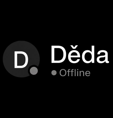 Obrázek produktu Pánské tričko Děda Offline