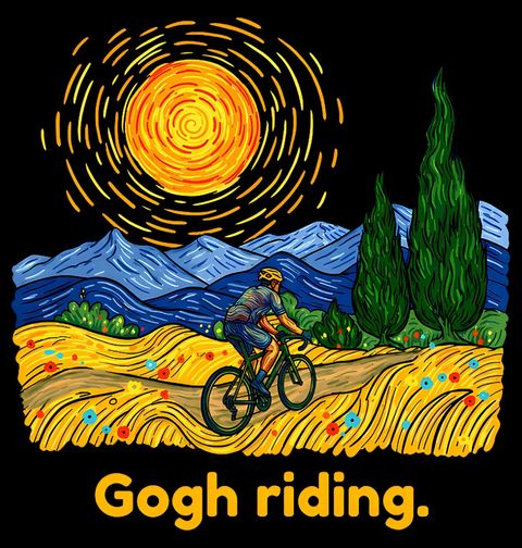 Obrázek produktu Pánské tričko Van Gogh na Projížďce Gogh Riding