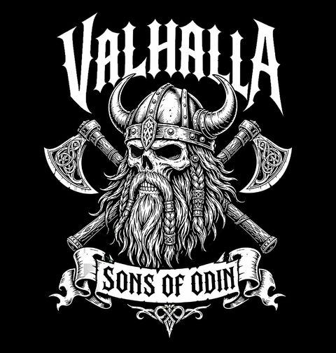 Obrázek produktu Pánské tričko Valhalla Synové Odina