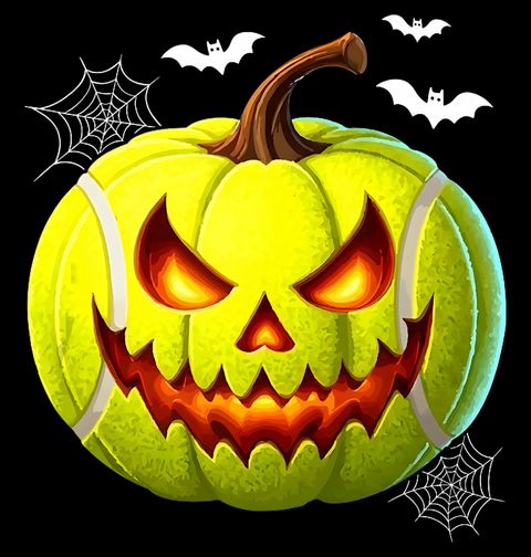 Obrázek produktu Pánské tričko Halloween Dýně z Tenisového Míče