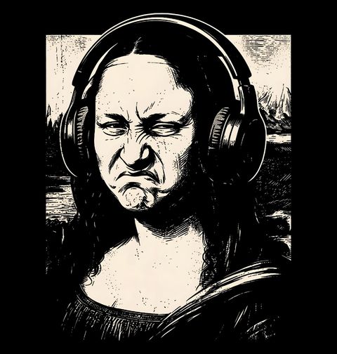 Obrázek produktu Pánské tričko Bass Face Mona Lisa