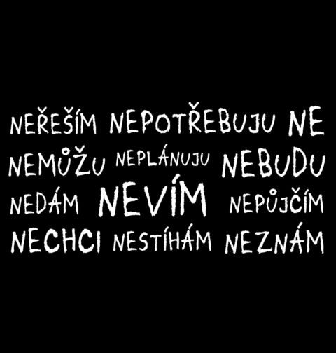 Obrázek produktu Pánské tričko Neznám Nevím Neřeším