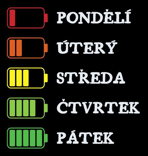 Obrázek produktu Pánské tričko Energie Během Týdne