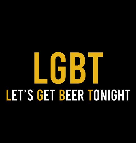 Obrázek produktu Pánské tričko Pojďme Dnes Večer na Pivo LGBT Let's Get Beer Tonight