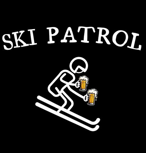 Obrázek produktu Pánské tričko Lyžařská Hlídka s Pivem Ski Patrol