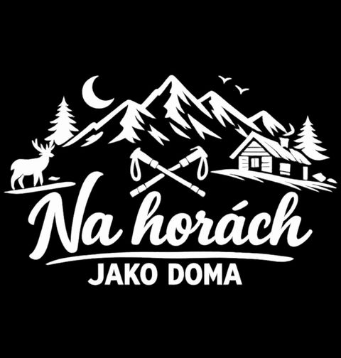 Obrázek produktu Pánské tričko Na Horách jako Doma