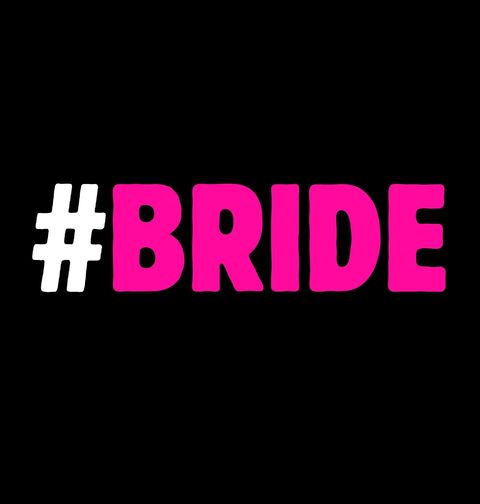 Obrázek produktu Dámské tričko Hashtag Nevěsta Bride
