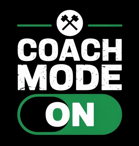 Obrázek produktu Pánské tričko Režim Trenéra Zapnutý Coach Mode On