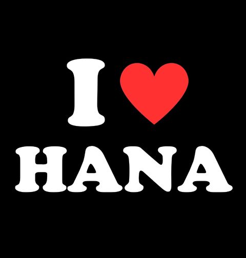Obrázek produktu Pánské tričko Miluji Hanu I Love Hana