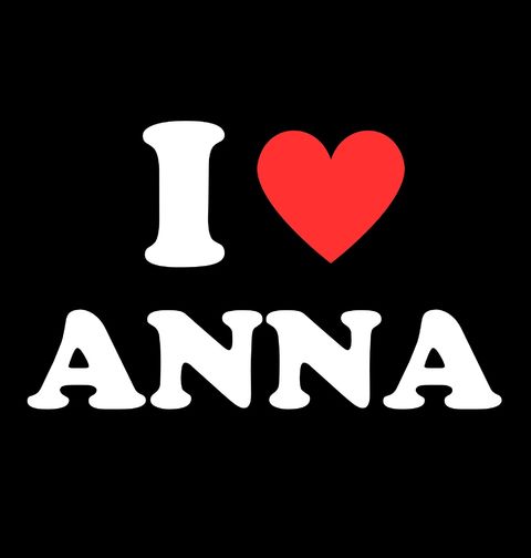 Obrázek produktu Pánské tričko Miluji Annu I Love Anna