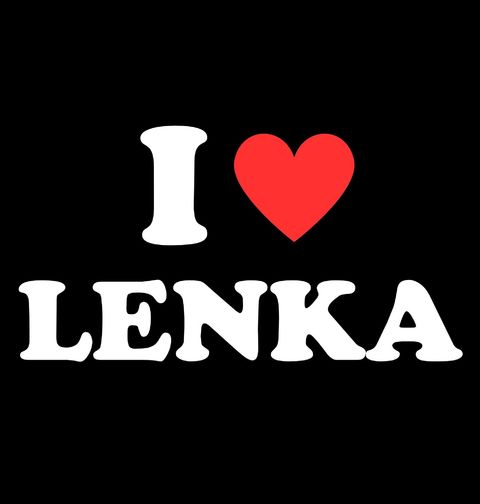 Obrázek produktu Pánské tričko Miluji Lenku I Love Lenka