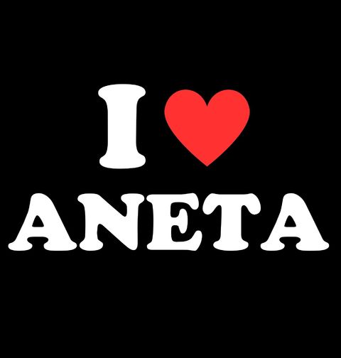 Obrázek produktu Pánské tričko Miluji Anetu I Love Aneta