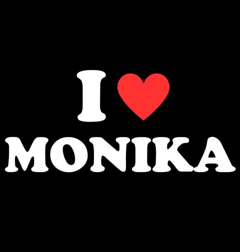 Obrázek produktu Pánské tričko Miluji Moniku I Love Monika